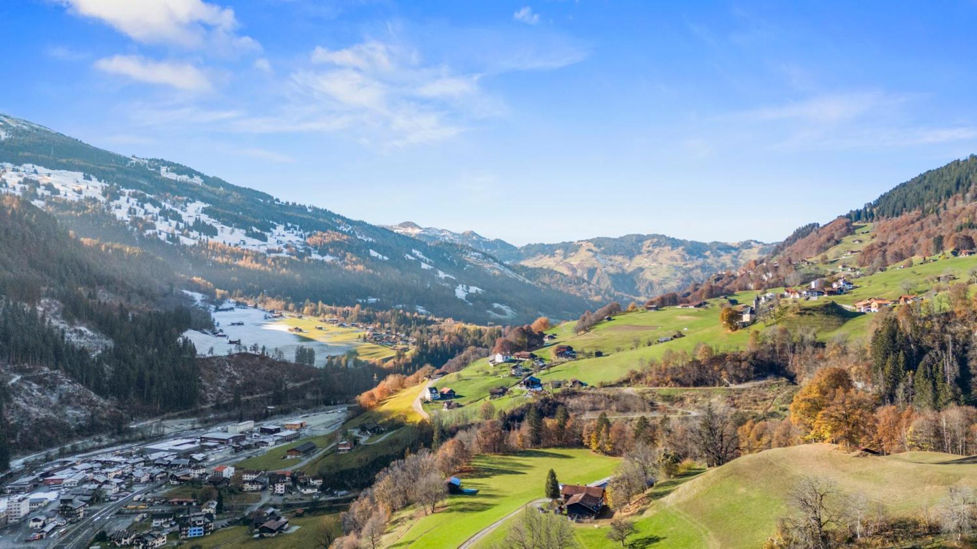 Gemuetliches Chalet Mit Privater Sauna Und Schoener Aussicht Küblis Kültér fotó