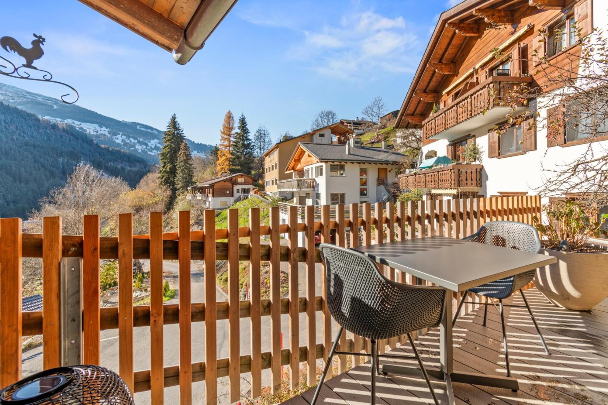 Gemuetliches Chalet Mit Privater Sauna Und Schoener Aussicht Küblis Kültér fotó