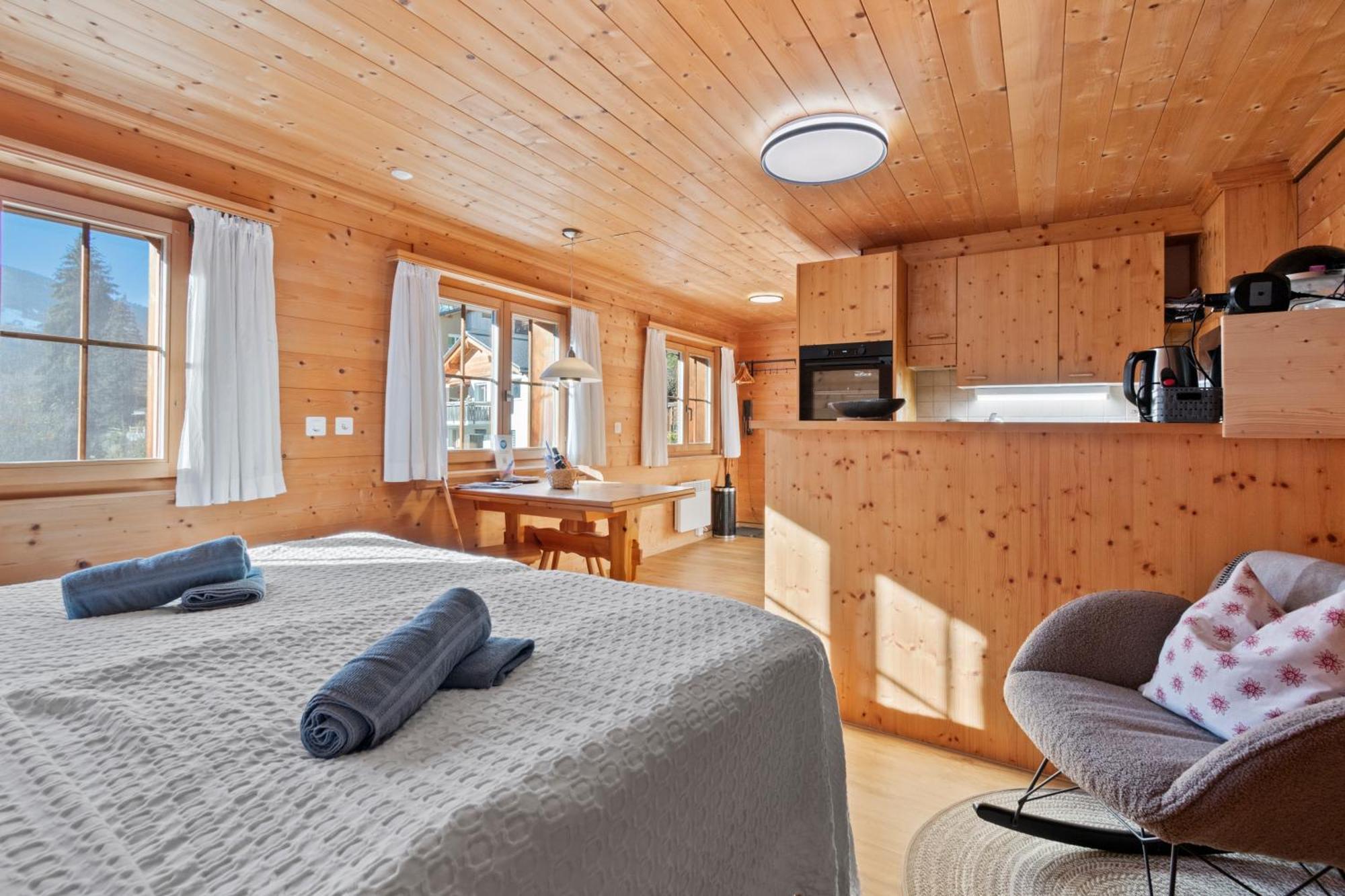 Gemuetliches Chalet Mit Privater Sauna Und Schoener Aussicht Küblis Kültér fotó