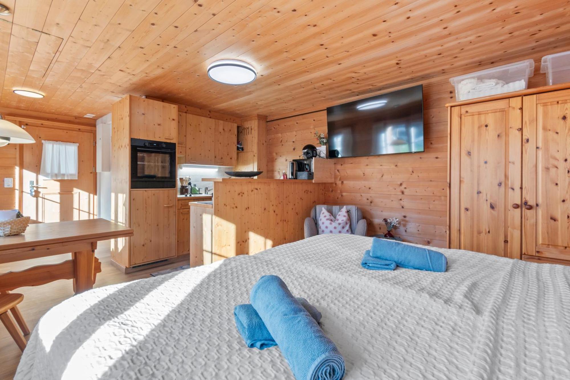 Gemuetliches Chalet Mit Privater Sauna Und Schoener Aussicht Küblis Kültér fotó