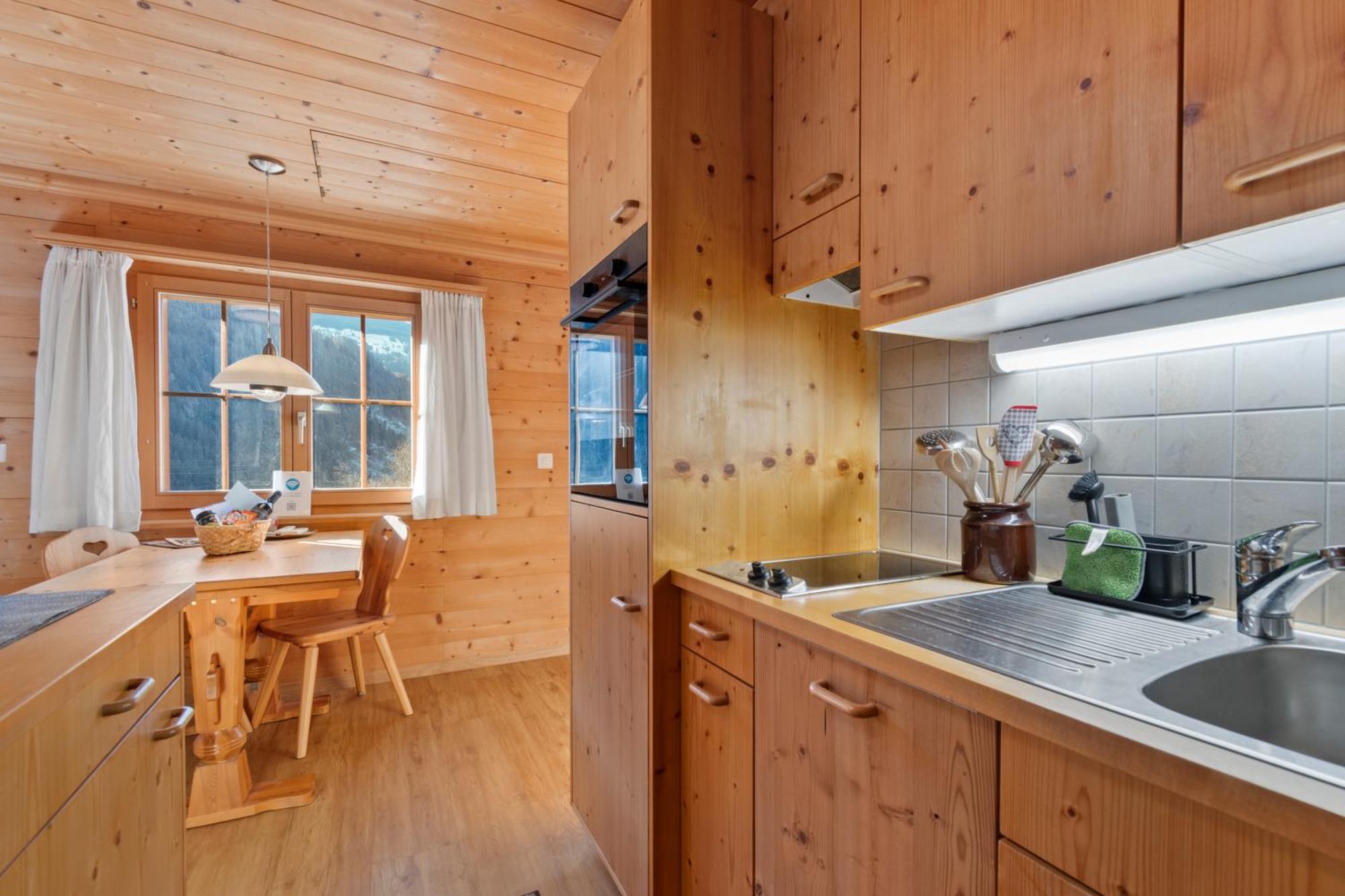 Gemuetliches Chalet Mit Privater Sauna Und Schoener Aussicht Küblis Kültér fotó